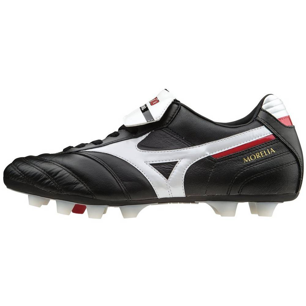 Mizuno Morelia II Made in Japan Férfi Focicipő Fekete/Fehér PJU587142